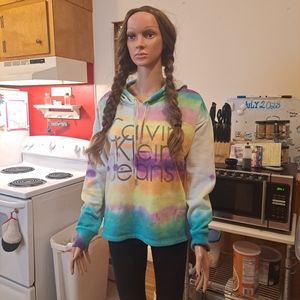 Calvin Klein tie dye hoodie